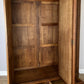 Wardrobe Antique French Oak Two Door Mirrored Carved Armoire Cabinet LOT 6097