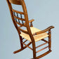 Antique 19th Century Rush Seat Rocking Chair