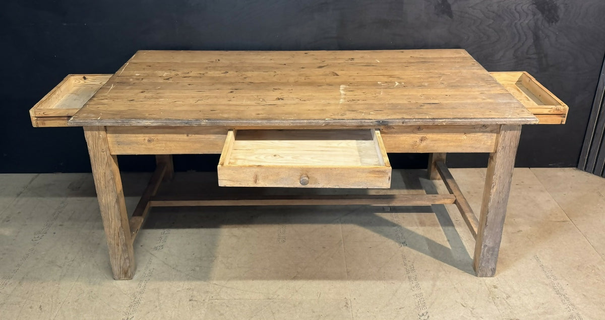 French Pine Farmhouse Kitchen Dining Table