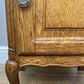 Pair of Bedside Tables Vintage French Louis Oak Nightstands Cabinets LOT 6217
