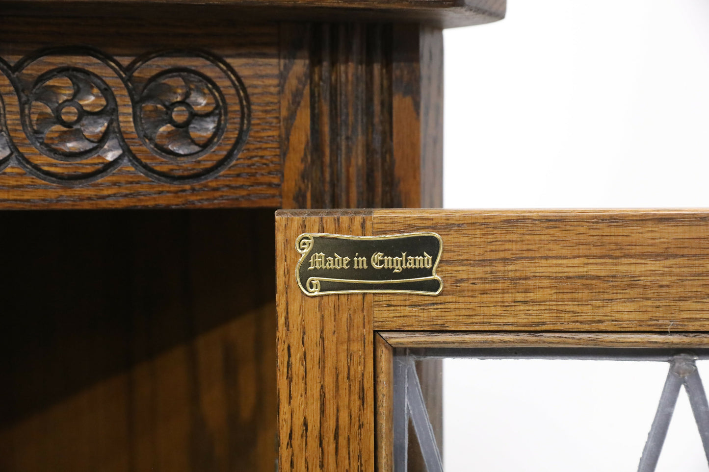 Old Charm 75 Anniversary Corner Display Cabinet Light Oak FREE UK Delivery. SBR9127/2005D