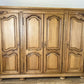 Wardrobe Vintage French Style Oak Four Door Carved Armoire Cabinet LOT 6116