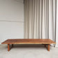 Vintage Mid Century Danish Pine Slatted Bench Seat Coffee Table Scandi Retro R477