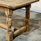 Quality Bleached Oak Farmhouse Dining Table