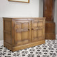 Vintage Ercol Elm Small Cabinet Sideboard TV Unit in Golden Dawn