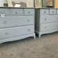 Pair Of Grey Painted Stag Minstrel Drawers