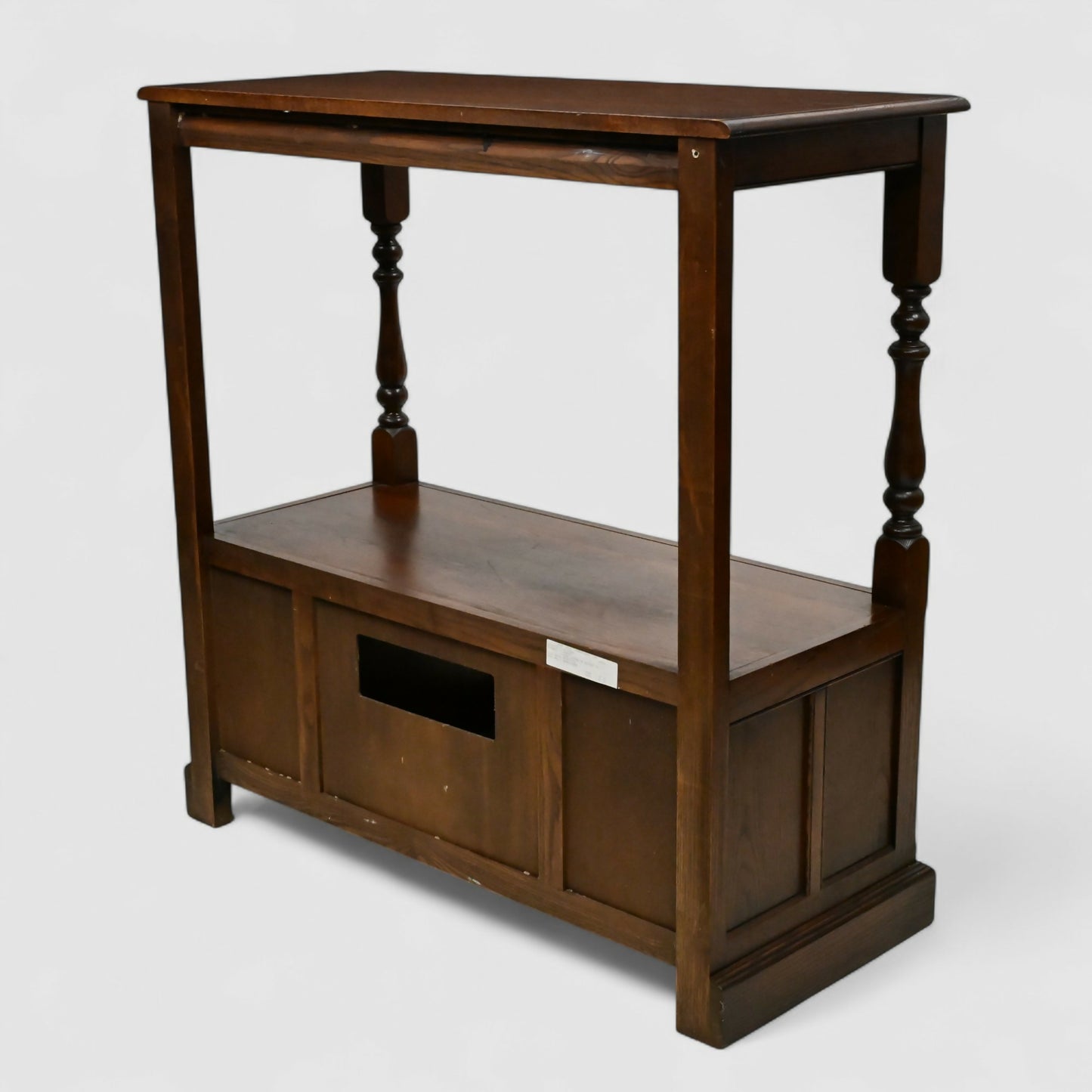 Old Charm TV Stand Video Cabinet Model 2402 Tudor Brown FREE UK Delivery*. SBR10562/0906E