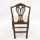 2 Oak Georgian Dining Hall Bedroom Chairs Drop In Seat FREE UK Delivery. SBR9572/1909D