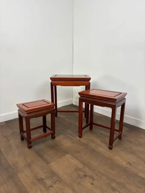 Reproduction Chinese Nest of Three Tables