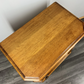 Pair of Bedside Tables Vintage French Nightstands Carved Oak Cabinets LOT 24289