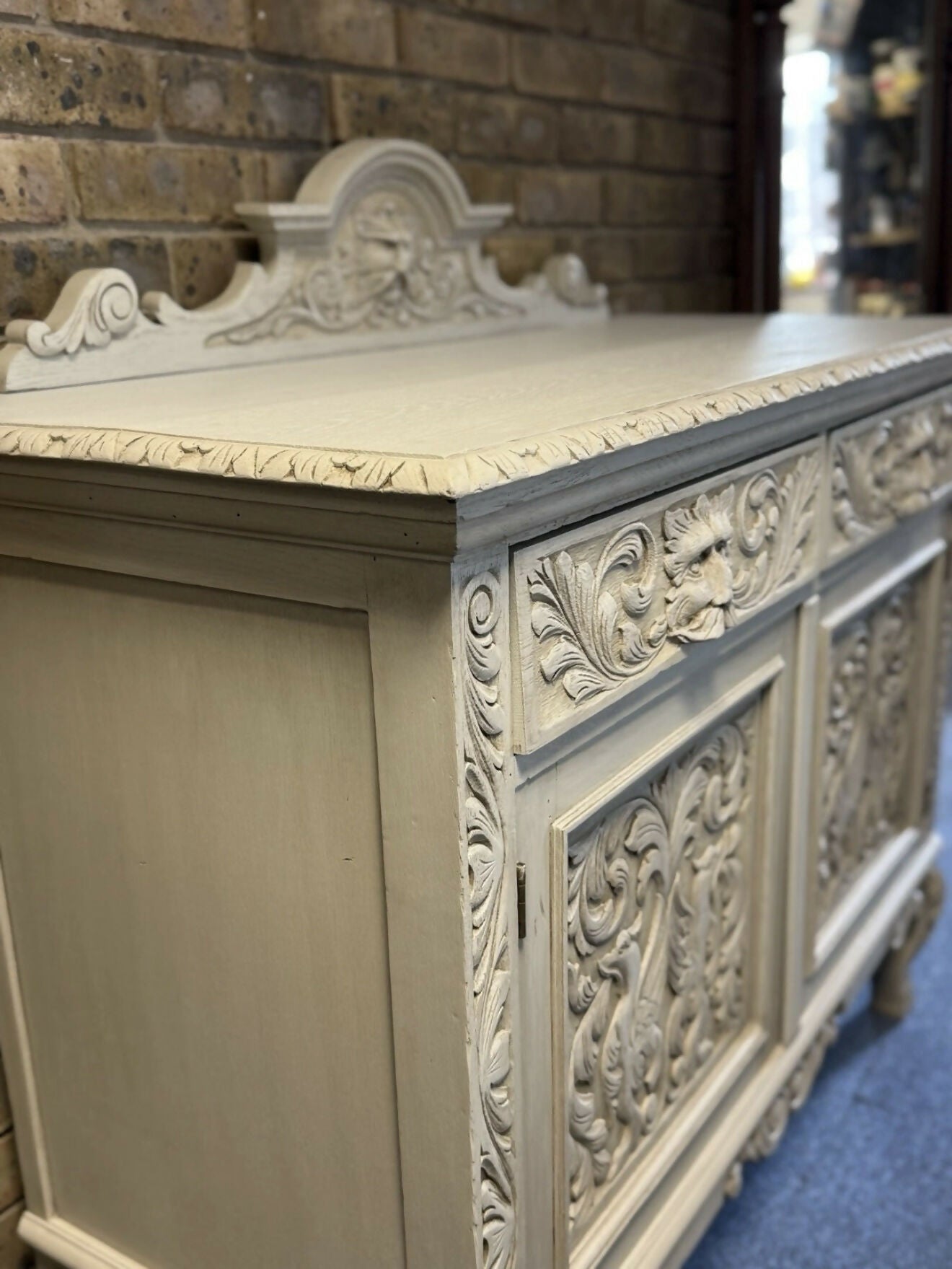 Victorian Antique Buffet Chiffonier/Sideboard, early 19th century