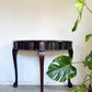 Mid Century Retro Vintage Table Hallway Console Half Moon