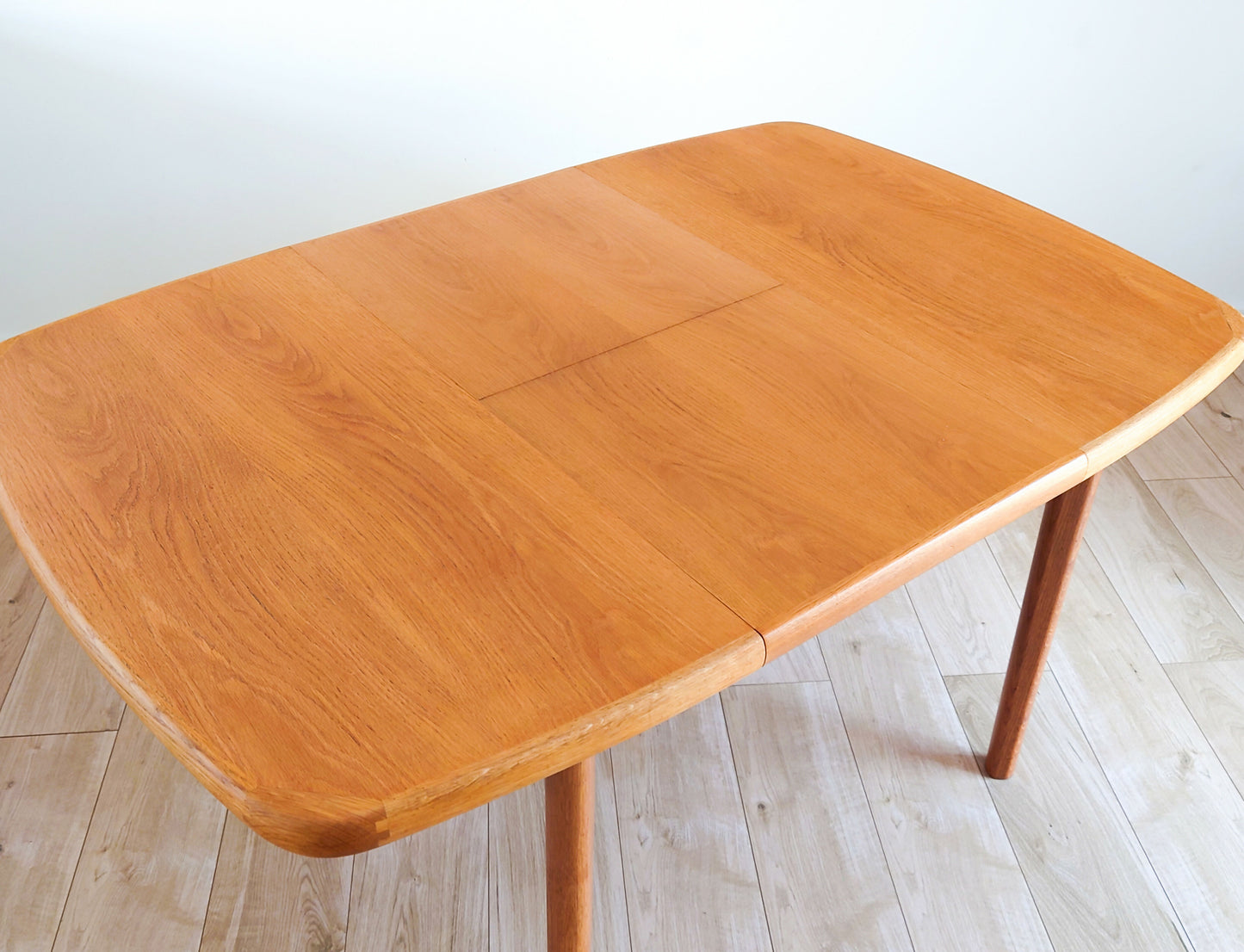 Mid century retro Danish oak dining table