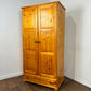 Contemporary Pine Double Wardrobe