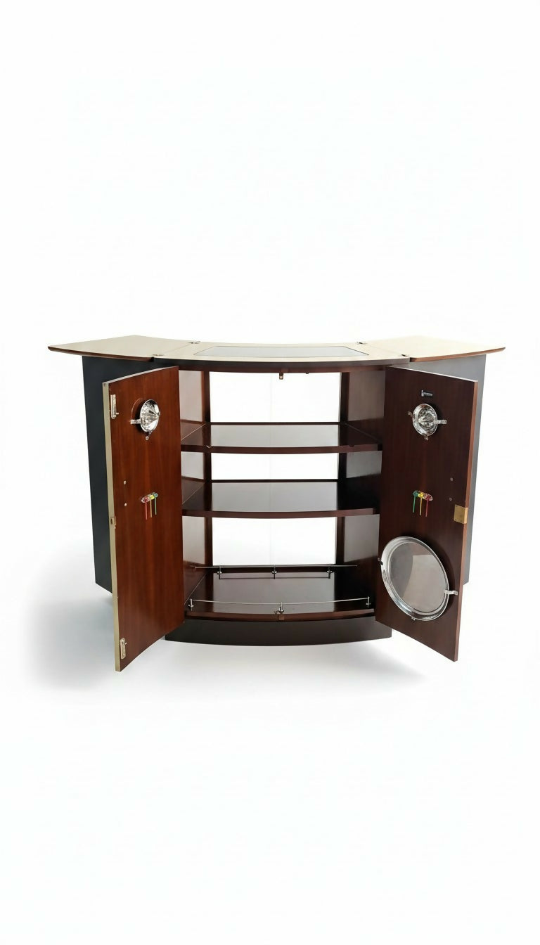 Mid Century "Turnidge of London" Cocktail Bar