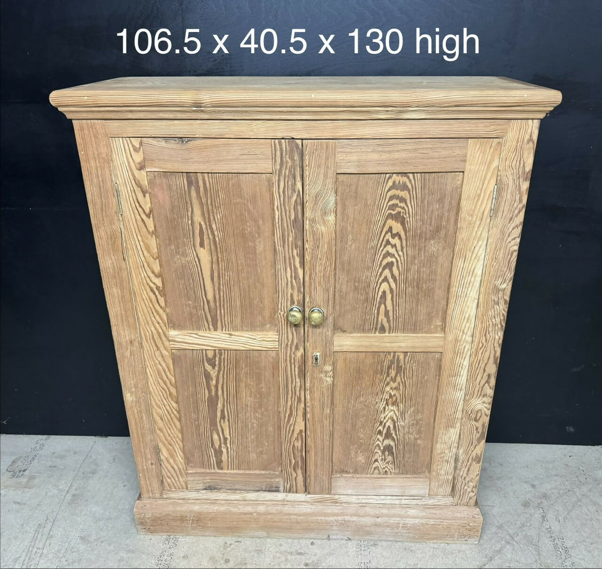 19th Century Pine Larder Cupboard