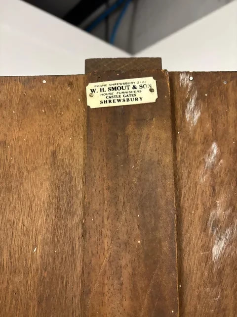 Vintage Art Deco Oak Double Wardrobe – W.H. Snout & Son, Shrewsbury