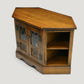 Old Charm Corner TV Stand Video Cabinet Model 2441 Light Oak FREE UK Delivery. SBR10947/1709E