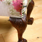 Maple & Co Oversized Antique c1900 Bench Footstool in Timorous Beasties Pinyin Tree Velvet