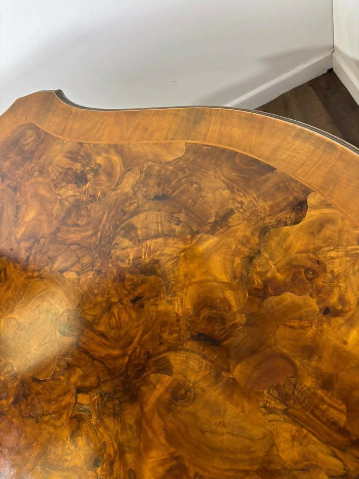 Italian Style Reproduction Walnut Dining Table