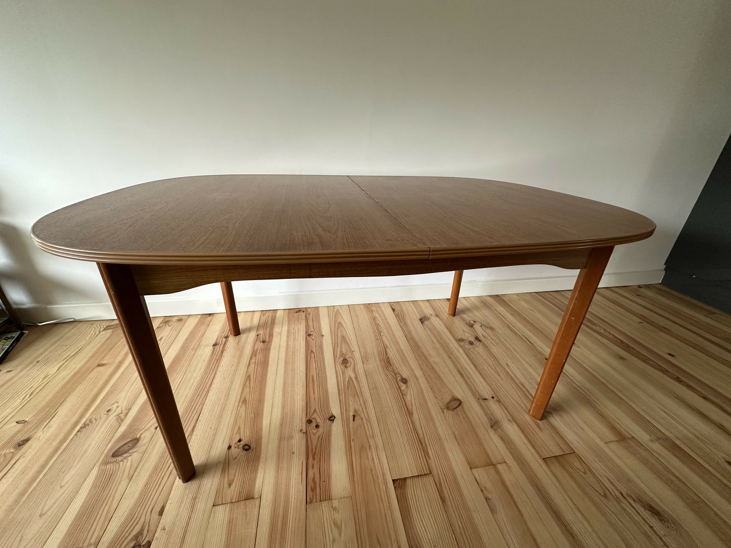 Mid Century Teak Dining Table Extending Vintage Retro Table