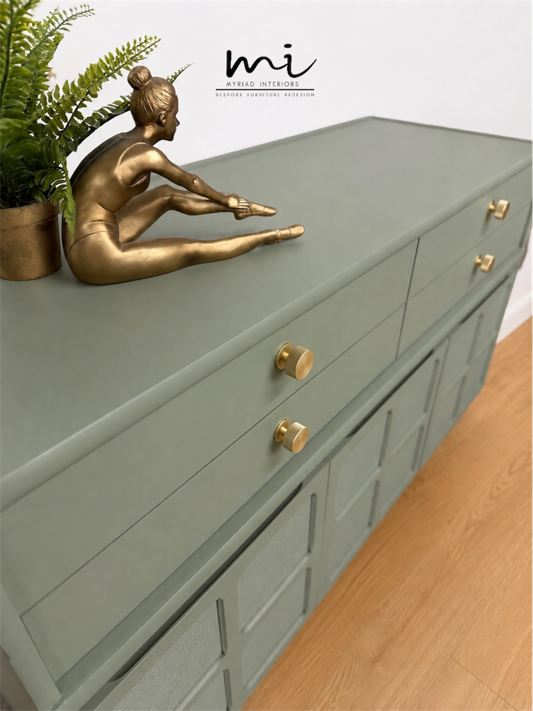 Vintage sage green Nathan sideboard, TV Stand, media centre, retro, console table, drinks cabinet, cocktail, drawer, cupboard Mid century