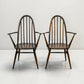 2 Ercol Carver Quaker Dining Chairs Traditional Finish FREE UK Delivery*