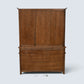 Old Charm Sideboard Display Leadlight Doors Cupboards Tudor Brown FREE Delivery*