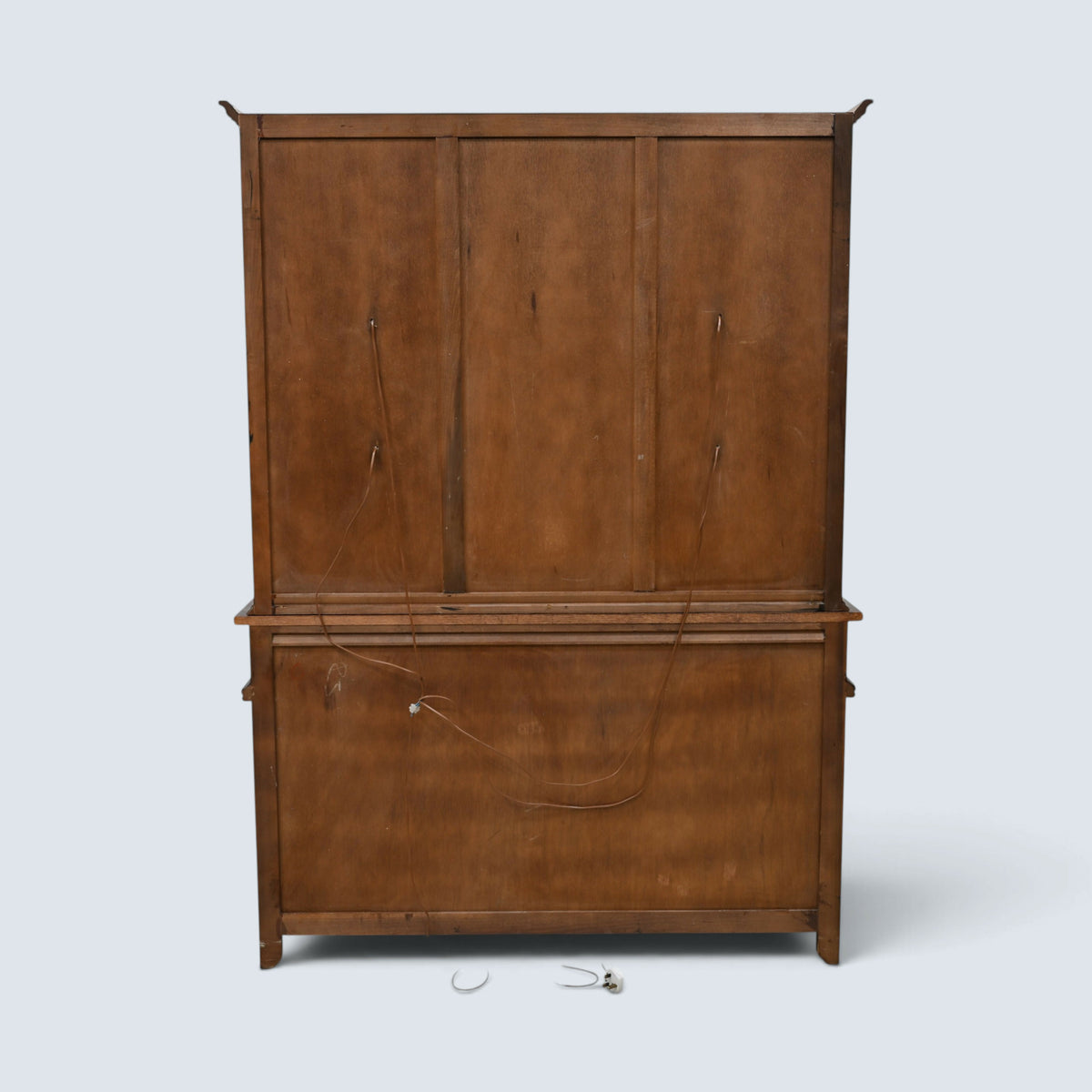 Old Charm Sideboard Display Leadlight Doors Cupboards Tudor Brown FREE Delivery*