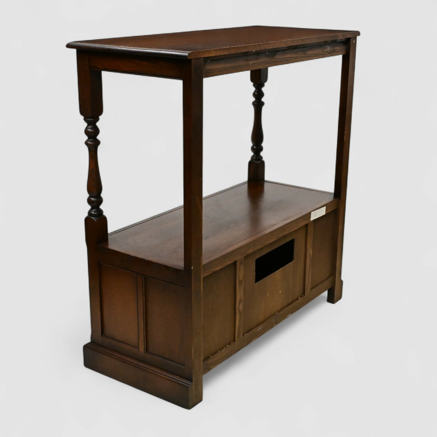 Old Charm TV Stand Video Cabinet Model 2402 Tudor Brown FREE UK Delivery*. SBR10562/0906E