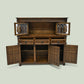 Old Charm Court Cupboard Buffett Sideboard Oak Tudor Style FREE UK Delivery.