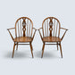 4 Ercol Windsor Fleur-De-Lyes Dining Chairs Golden Dawn Finish FREE UK Delivery*