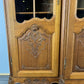Bookcase Vintage French Louis XIV Style Display Oak Cabinet Sideboard LOT 4785