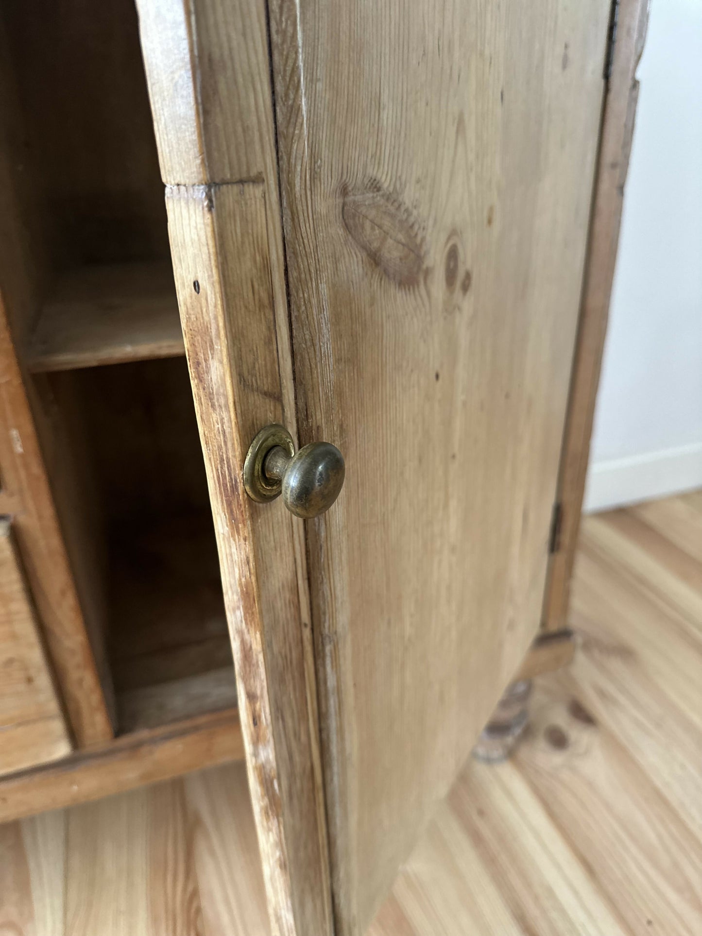 Antique Victorian Pine Sideboard, Rustic Chiffonier, Vintage Dresser, Old Patina Storage Cabinet, English Country Farmhouse Furniture