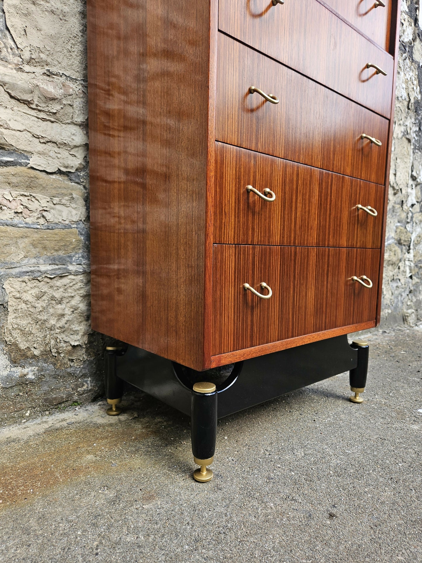 G Plan Chest Of Drawers Librenza Range Seven Drawers In Teak And Tola Wood