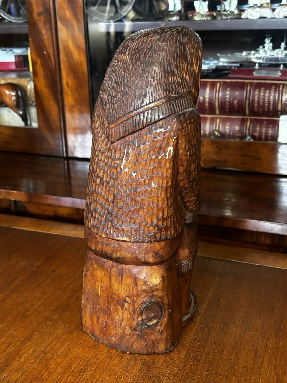 Large Carved Wooden Polish Folk Art By Jerzy Surfyk Signed & Dated 1978