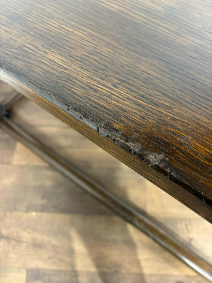 Antique Oak Refectory Table