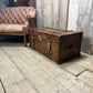 Belting Leather Coffee Table, Leather Chest