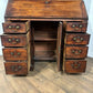 Georgian Mahogany Kneehole Bureau Bookcase