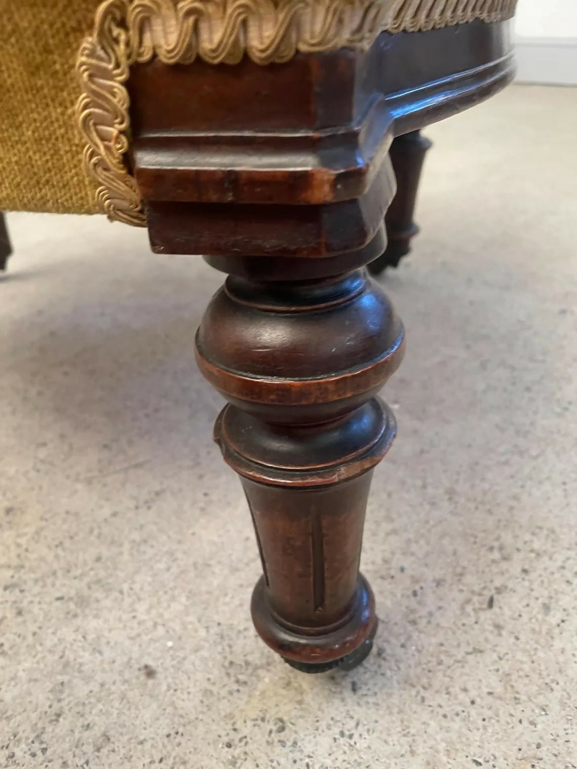 A vintage Louis XIV style armchair