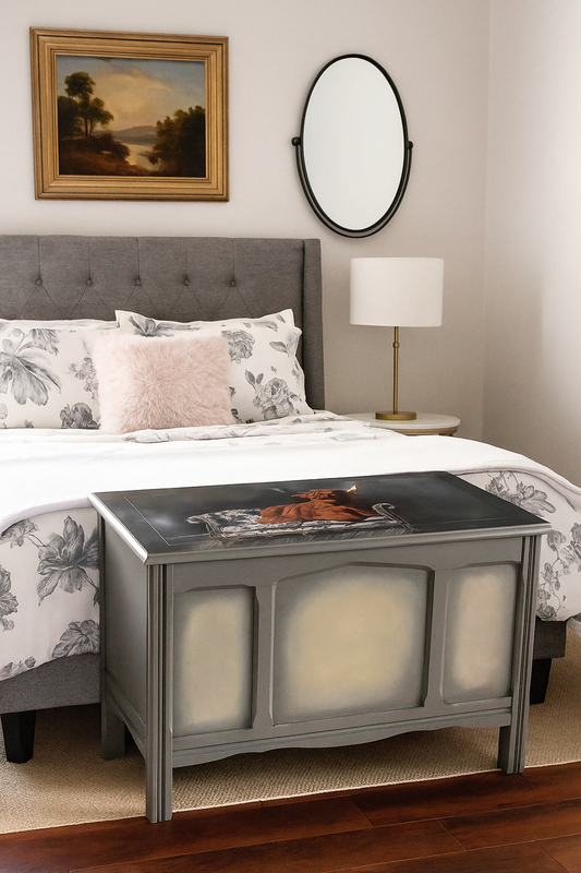 Vintage Blanket Box, Highland Grace