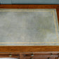 Edwardian Mahogany Writing Desk - Kneehole Desk with Green Leather