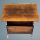 Oak Magazine Rack / Oak End Table Titchmarsh Goodwin