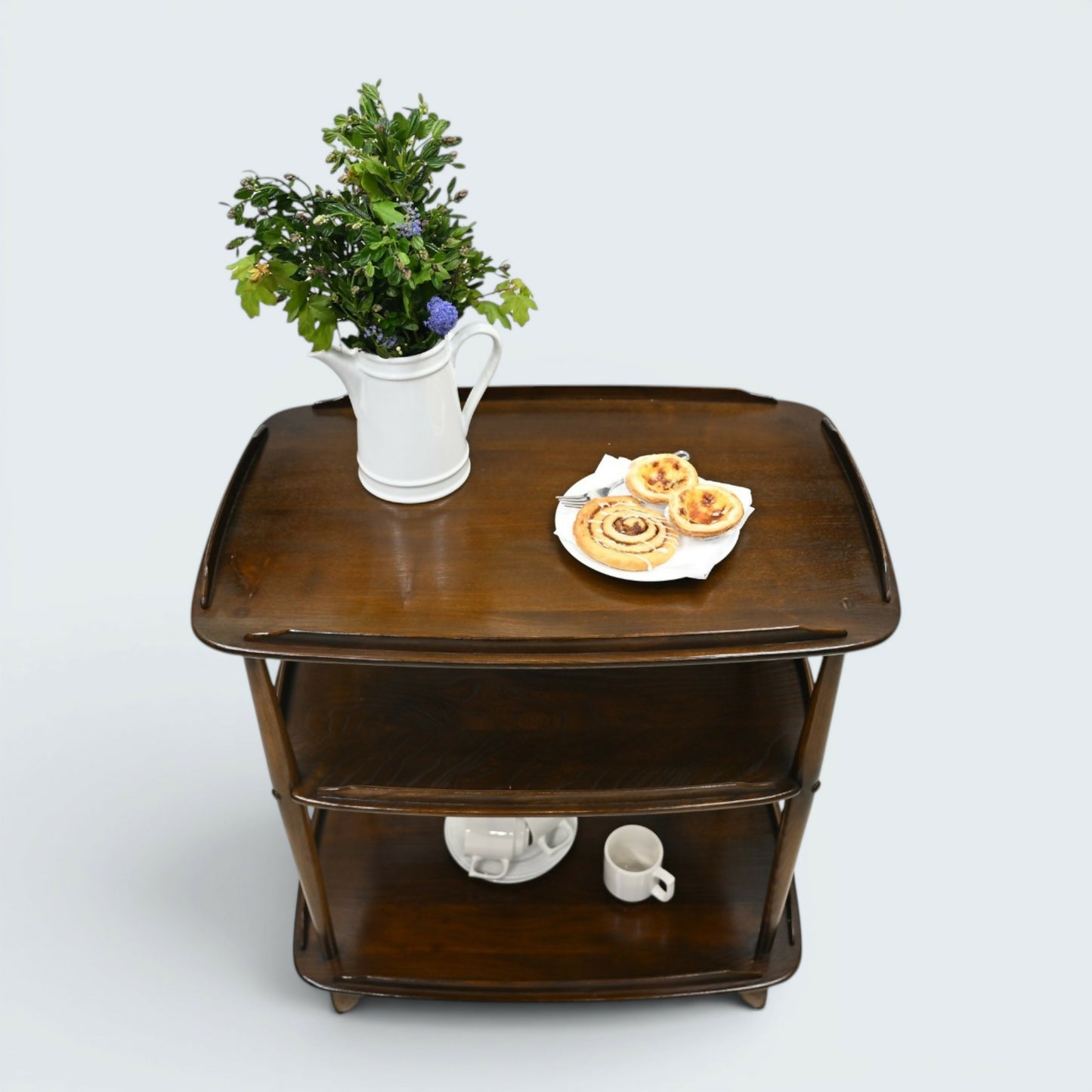 Ercol 3 Tier Serving Table Trolley Very Good Condition FREE Nationwide Delivery