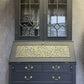 Writing Bureau with upper glass fronted Bookcsse