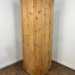 Solid Waxed Pine Barrel Back Corner Cupboard