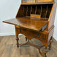 Queen Anne Style Walnut Bureau Bookcase