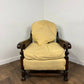 Edwardian Beech Framed Bergère Armchair