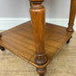 Bedside Table Antique French Style Marble Top Walnut Cabinet Nightstand LOT 6242