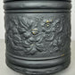 Plant Pot Vintage French Painted Brass Floral Jardiniere Planter LOT 6472